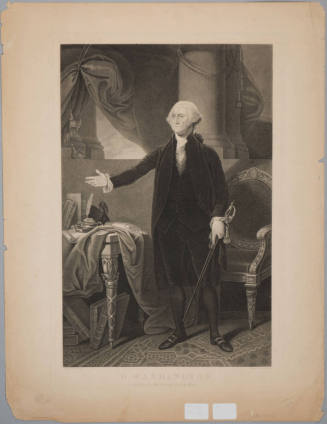 George Washington,
Cornelius Tiebout (Maker),
William Smith (Publisher),
1800-1828,
Ink on  ...