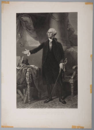 Washington,
Gilbert Stuart (After),
Waterman Lilly Ormsby (Maker/ Publisher),
1845-1855,
In ...