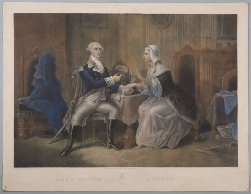 Washington and His Mother,
Henry Brueckner (After),
John C. McRae (Maker),
James Tyroler (Pu ...