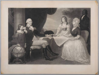 Washington and His Family,
Edward Savage (After),
John Sartain (Maker),
Willian Smith (Publi ...