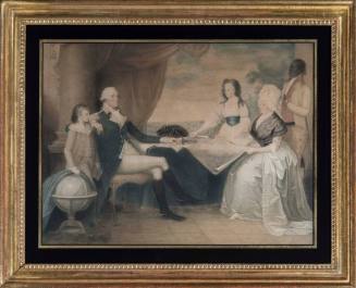 The Washington Family / La Famille de Washington,
David Elkin (Engraver),
Edward Savage (Afte ...
