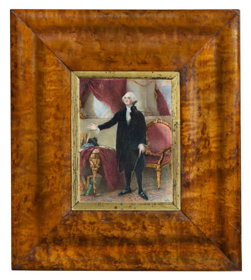 Miniature of George Washington,
Wilson MacDonald (Artist),
Gilbert Stuart (After),
early 19t ...