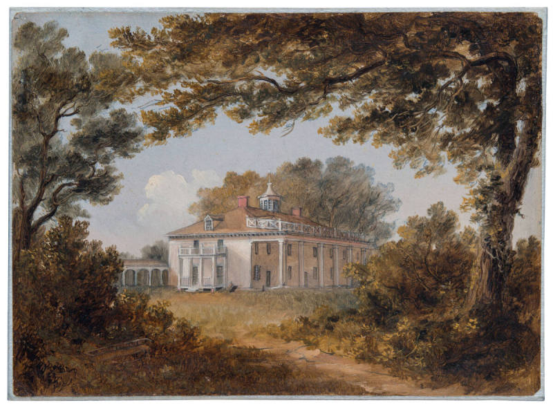 Mount Vernon,
William Thompson Russell Smith (Artist),
c. 1839,
Oil on paper