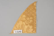 Fabric Fragment,
1730-1755,
Silk