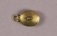 Locket
Gold, glass, silk, human hair
c. 1827-1853