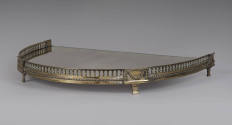 Plateau
c. 1789
Silvered brass, mirrored glass, unidentified wood