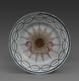 Martha Washington States China Plate,
Andreas Van Braam Houkgeest (Designer),
1795,
Porcelai ...