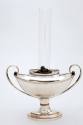 Argand lamp
Silver plate on copper and brass, base metals, iron, glass
1790