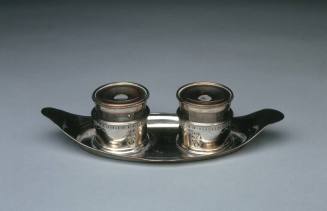 Inkstand
Silverplate on copper, glass
c. 1785