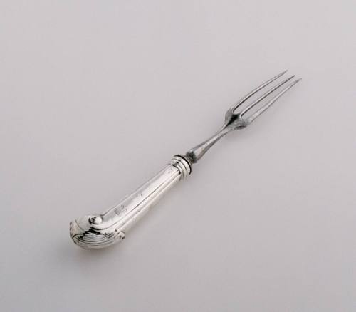 Dessert fork
Silver, steel
1757
