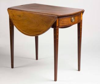 Breakfast table
Mahogany, pine, possible tulip poplar
Probable maker:  James Woodward
c. 179 ...