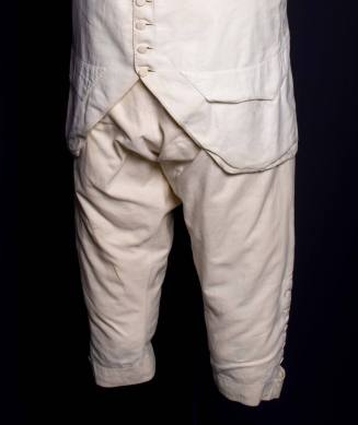 Breeches
Cotton, linen, pasteboard
c. 1785-1795