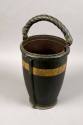 Fire bucket
Maker: Peter Abel
Leather, paint, hemp, possible linen (thread), iron
1797