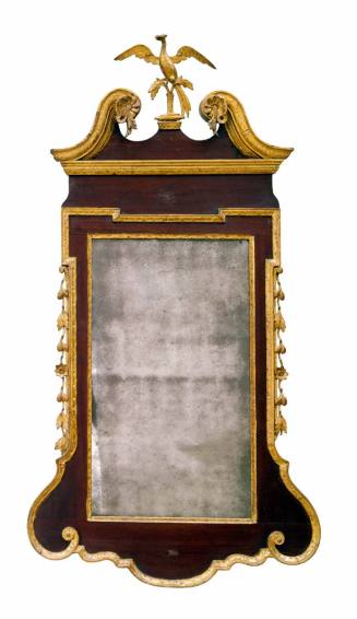 Looking glass
Mahogany, spruce, gesso, gilt, glass
1750-1780