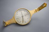 Surveyor's compass
Brass, glass, silvering, steel, organic resin
Maker:  Goldsmith Chandlee
 ...