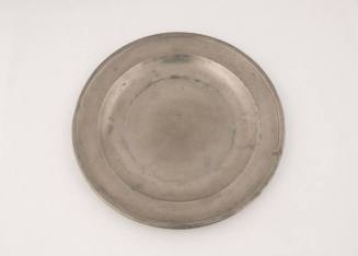 Plate
Pewter
1770-1793