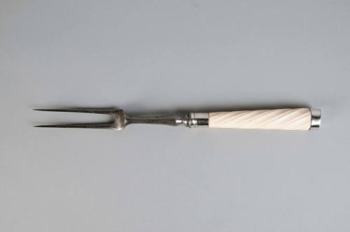 Carving fork
Ivory, steel, silver
c. 1750-1800