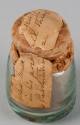 Musk bottle
Glass, musk powder, paper, silk
1770-1790