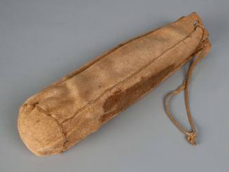Powder bag
Leather, cotton
c. 1780