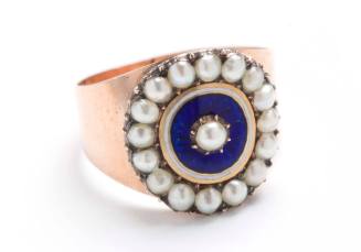 Ring
Gold, pearls, enamel
c. 1790