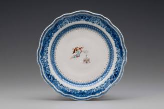 Dinner plate
Porcelain, enamel, gilt
c. 1784-1785