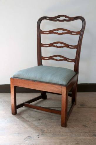 Side chair
Mahogany, yellow pine, cedar
1780-1800