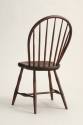 Bow-back Windsor side chair
Tulip poplar, possible oak, ash and maple
1785-1800