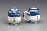 Custard cups and lids
Porcelain, enamel, gilt
c. 1784-1785