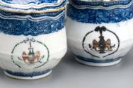 Custard cups and lids
Porcelain, enamel, gilt
c. 1784-1785