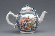 Tea pot
Porcelain (hard paste) enamel, gilt
c. 1755