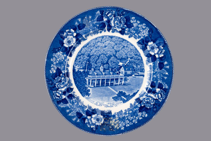 Mount Vernon commemorative plate