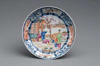 Dish
Porcelain (hard paste), enamel, gilt
c. 1755