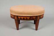 Footstool
Wood, cotton, iron
c. 1785-1795