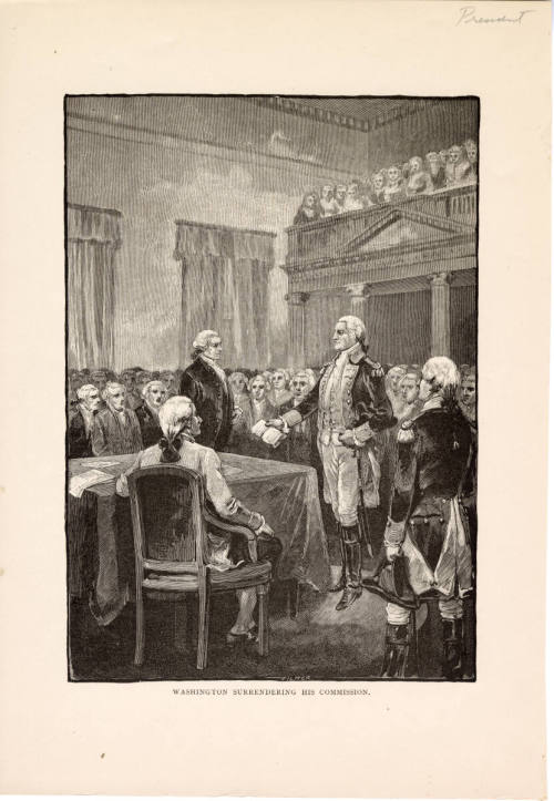 Washington Surrendering His Commission