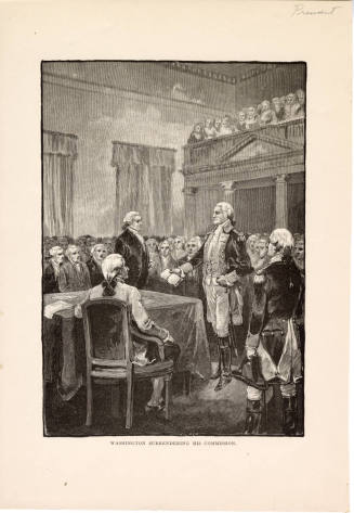 Washington Surrendering His Commission
