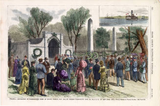 Decoration of Washington's Tomb at Mount Vernon