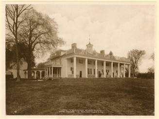 Mount Vernon Mansion. The Home of Washington.