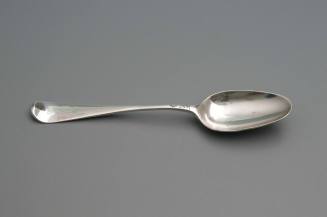 Dessert spoon
Silver
Maker:  Thompson Davis, England
1762-1763