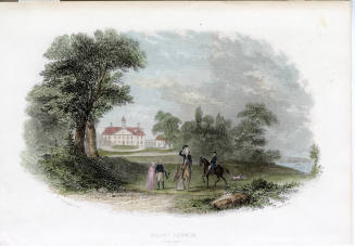 Mount Vernon (Rear View) in 1796