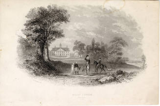 Mount Vernon (Rear View) in 1796