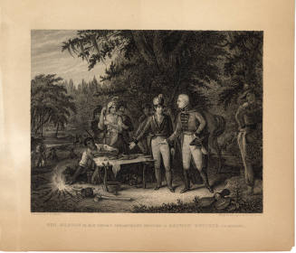 General Marion in His Swamp Encampment