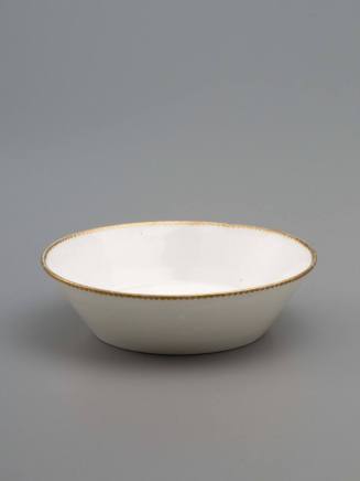 Saucer
Maker: Sèvres Porcelain Manufactory
Porcelain (soft paste, gilt
1775