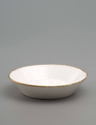 Saucer
Maker: Sèvres Porcelain Manufactory
Porcelain (soft paste, gilt
1778-1788