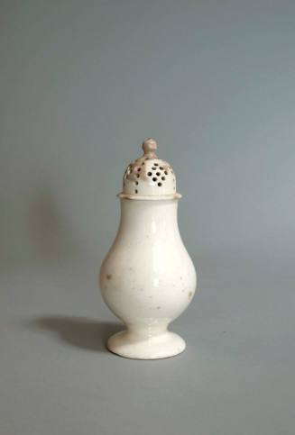 Caster
Earthenware, lead glazed (creamware)
1780-1800