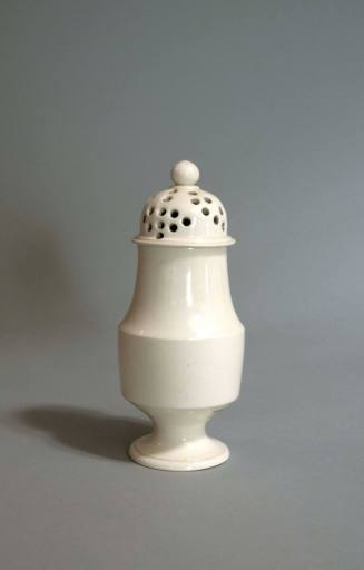 Caster
Earthenware, lead glazed (creamware)
1780-1800