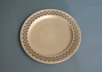 Dessert plate
Earthenware, lead-glazed (creamware)
1770-1780