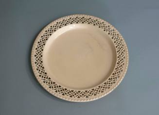 Dessert plate
Earthenware, lead-glazed (creamware)
1770-1780