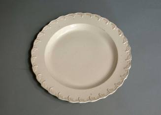 Dinner plate
Earthenware, lead-glazed (creamware)
1770-1800