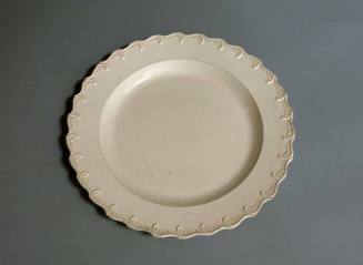 Dinner plate
Earthenware, lead-glazed (creamware)
1770-1800