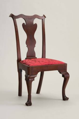 Side chair
Walnut, cedar, yellow pine
1760-1780